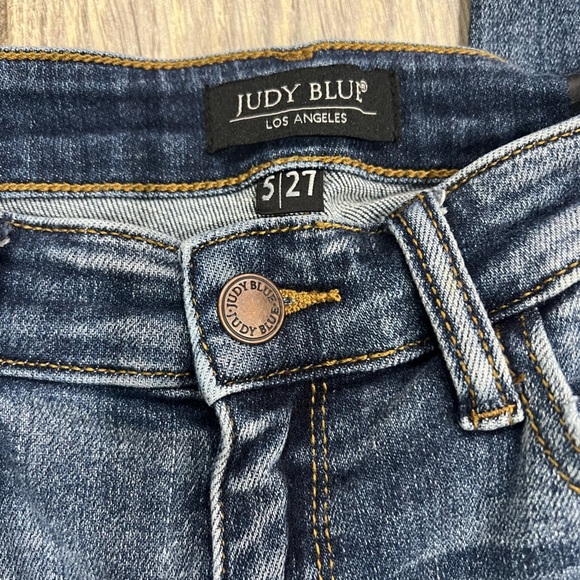 Judy Blue Denim Jeans Boyfriend Fit Size 5 EUC Stretchy Good Quality Jeans - Picture 4 of 4